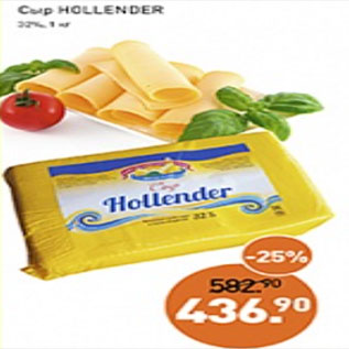 Акция - Сыр HOLLENDER