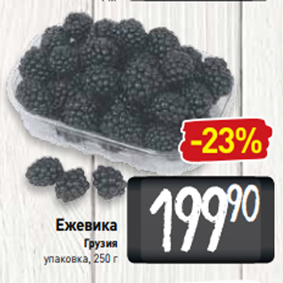 Акция - Ежевика Грузия упаковка, 250 г