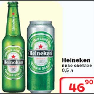 Акция - Пиво Heineken