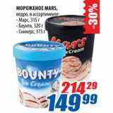 Магазин:Лента,Скидка:Мороженое Mars