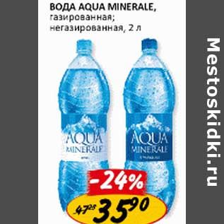 Акция - Вода Aqua Minerale,