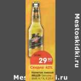 Магазин:Карусель,Скидка:Напиток пивной Miller Genuine draft 4,7%