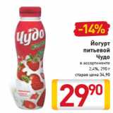 Магазин:Билла,Скидка:Йогурт
питьевой
Чудо 2,4%
