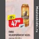 Верный Акции - Пиво VELKOPOPOVICKY KOZEL 