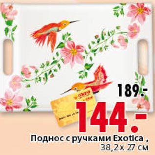 Акция - Поднос с ручками Exotica