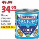 Карусель Акции - МОЛОКО СГУЩЕНОЕ ГЛАВПРОДУКТ