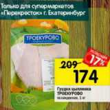 Магазин:Перекрёсток,Скидка:Грудка цыпленка Троекурово 