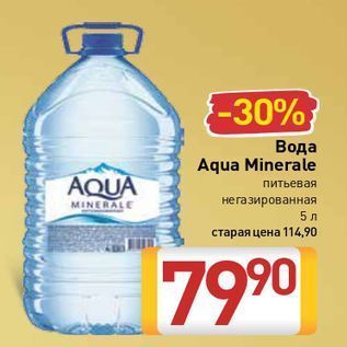 Акция - Вода Aqua Minerale