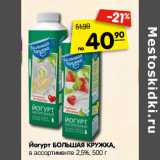 Магазин:Карусель,Скидка:Йогурт БОЛЬШАЯ КРУЖКА,
в ассортименте 2,5%,