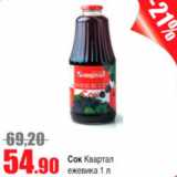 Виктория Акции - сок Квартал ежевика