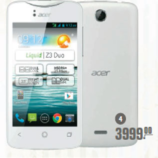 Акция - Смартфон ACER Liquid Z3