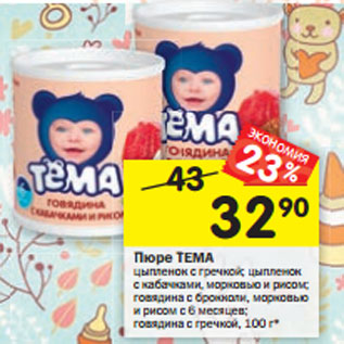 Акция - Пюре ТЕМА