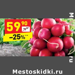 Акция - Редис упаковка