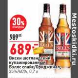 Магазин:Окей,Скидка:Виски шотландский
купажированный
Бэллс спайс/Ориджинал,
35%/40%