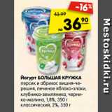 Магазин:Карусель,Скидка:Йогурт БОЛЬШАЯ КРУЖКА
персик и абрикос вишня-че-
решня, печеное яблоко-злаки,
клубника-земляника, черни-
ка-малина, 1,8%, 350 г
классический, 2%, 350 г