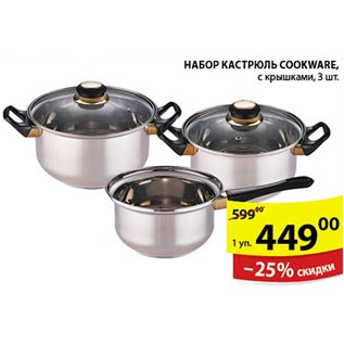 Акция - Набор кастрюль Cookware