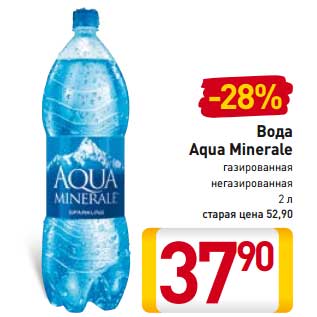 Акция - Вода Aqua Minerale