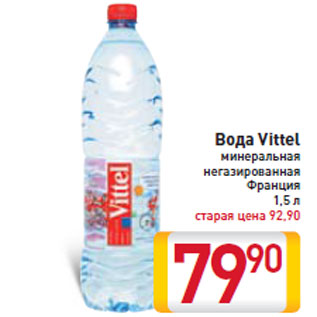 Акция - Вода Vittel