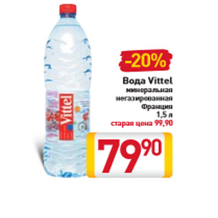 Акция - Вода Vittel