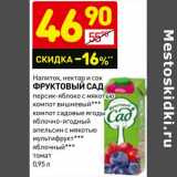 Магазин:Дикси,Скидка:Напиток, нектар и сок Фруктовый сад