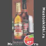 Магазин:Пятёрочка,Скидка:Пиво Krusovice светлое, темное 4,1-4,2%