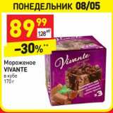 Магазин:Дикси,Скидка:Мороженое Vivante 