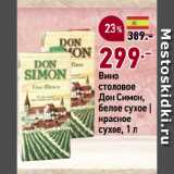 Магазин:Окей супермаркет,Скидка:Вино
столовое
Дон Симон,
белое сухое |
красное
сухое