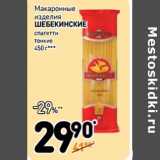 Магазин:Дикси,Скидка:Макаронные изделия Шебекинские спагетти тонкие 