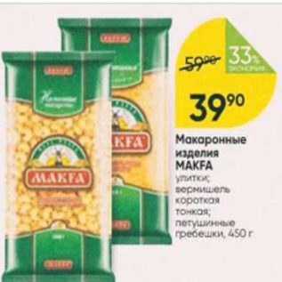 Акция - Макаронные изделия MAKFA