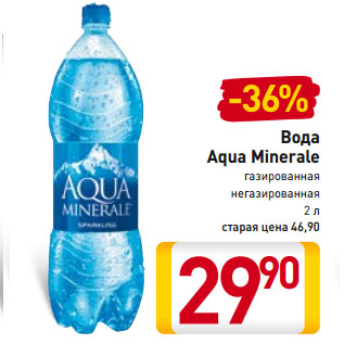 Акция - Вода Aqua Minerale