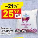 Магазин:Дикси,Скидка:Ряженка
ЧЕБАРКУЛЬСКИЙ МЗ
2,5%