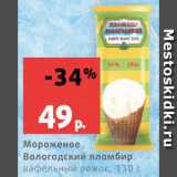 Магазин:Виктория,Скидка:Мороженое Вологодский пломбир