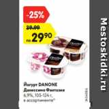 Магазин:Карусель,Скидка:Йогурт DANONE
Даниссимо Фантазия
6,9%, 105-124 г,
в ассортименте*