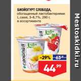 Магазин:Лента,Скидка:Биойогурт Слобода 