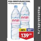 Магазин:Лента супермаркет,Скидка:Вода Evian
