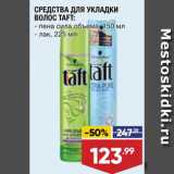 Лента супермаркет Акции - Средства для волос Taft