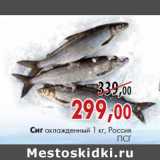 Магазин:Наш гипермаркет,Скидка:Сиг охлажденный потрошеный с/г 1 кг, Россия