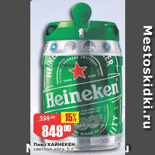 Акция - Пиво Хайнекен