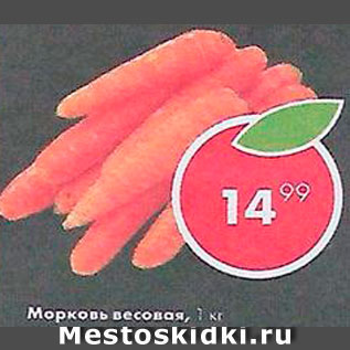 Акция - Морковь весовая