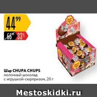 Акция - Шар СHUPA CHUPS