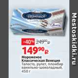 Магазин:Виктория,Скидка:Мороженое
Классическая Венеция
Талосто, рулет, пломбир
ванильно-шоколадный,
450 г