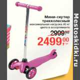 Магазин:Метро,Скидка:Мини-скутер
трехколесный
