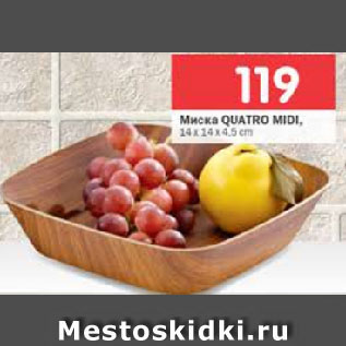 Акция - Миска Quatro Миди