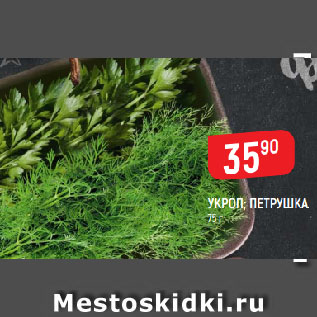 Акция - УКРОП; ПЕТРУШКА