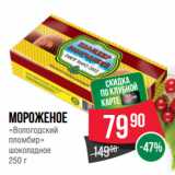 Spar Акции - Мороженое
«Вологодский
пломбир»
шоколадное