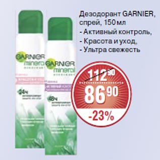 Акция - Дезодорант Garnier