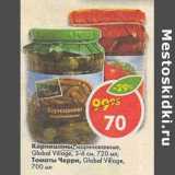 Магазин:Пятёрочка,Скидка:Корнишоны маринованные 3-6 см 720 мл /Черри Global Village, 700 мл