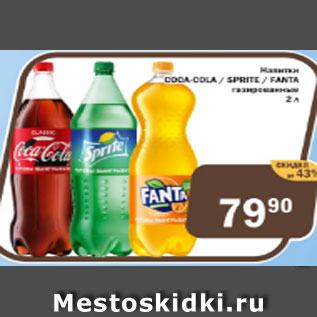 Акция - Напитки Coca-Cola/Sprite/Fanta