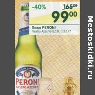 Акция - Пиво Peroni 5,1%