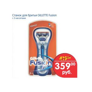 Акция - Станок для бритья Gillette Fusion